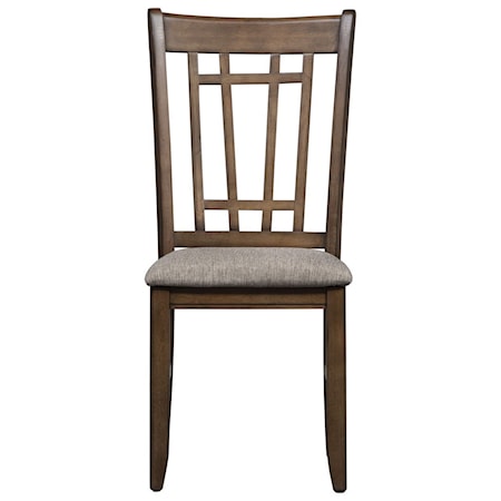 Lattice Back Side Chair