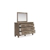 Signature Design by Ashley Furniture Yarbeck Dresser and Mirror