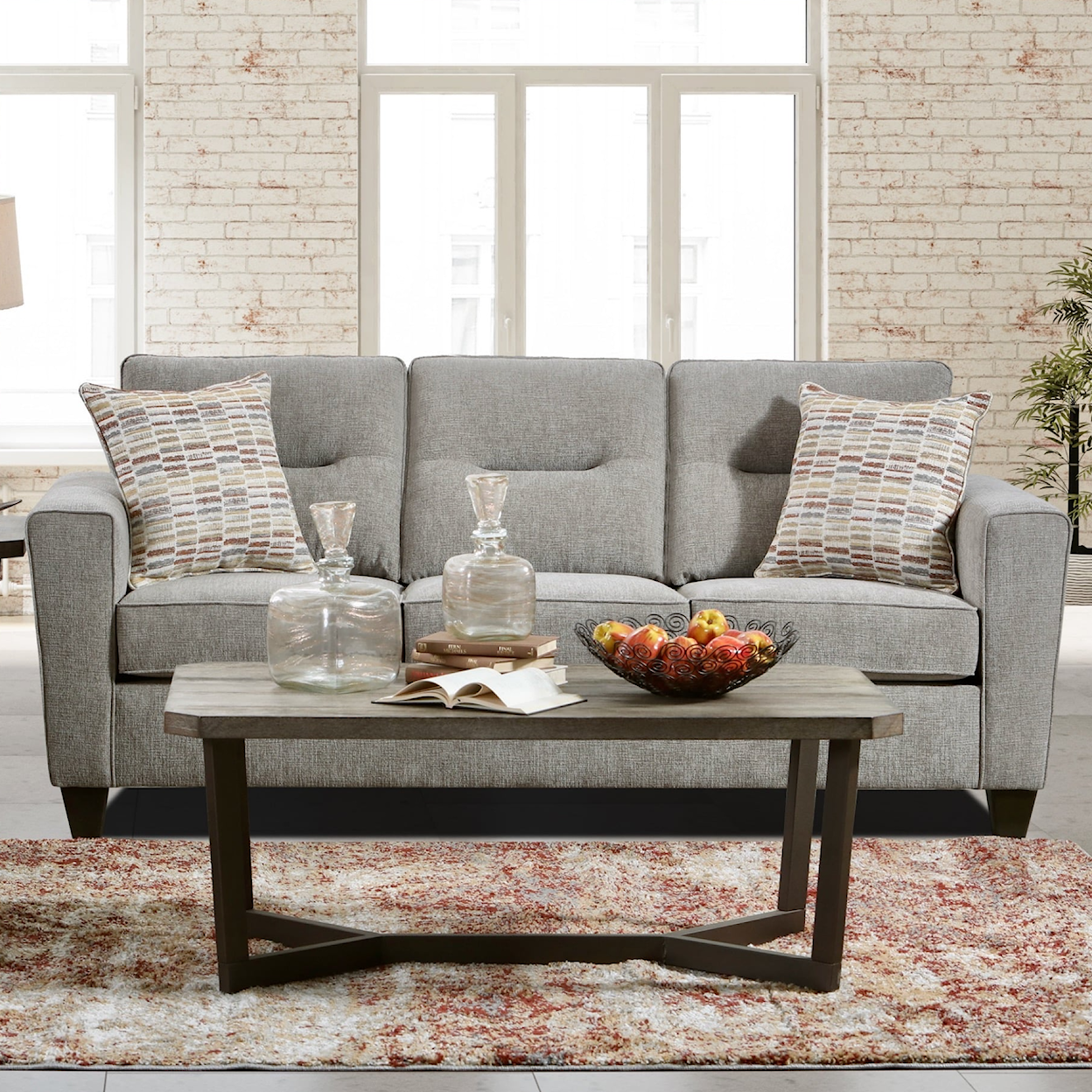 Fusion Furniture 6002 EVERLEIGH Sleeper Sofa
