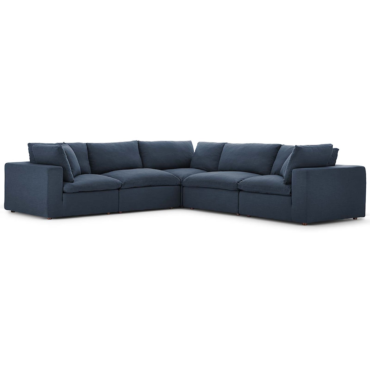 Modway Commix 5 Piece Sectional Sofa Set