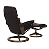 Stressless by Ekornes Stressless Ruby Medium Ruby Signature Recliner & Ottoman