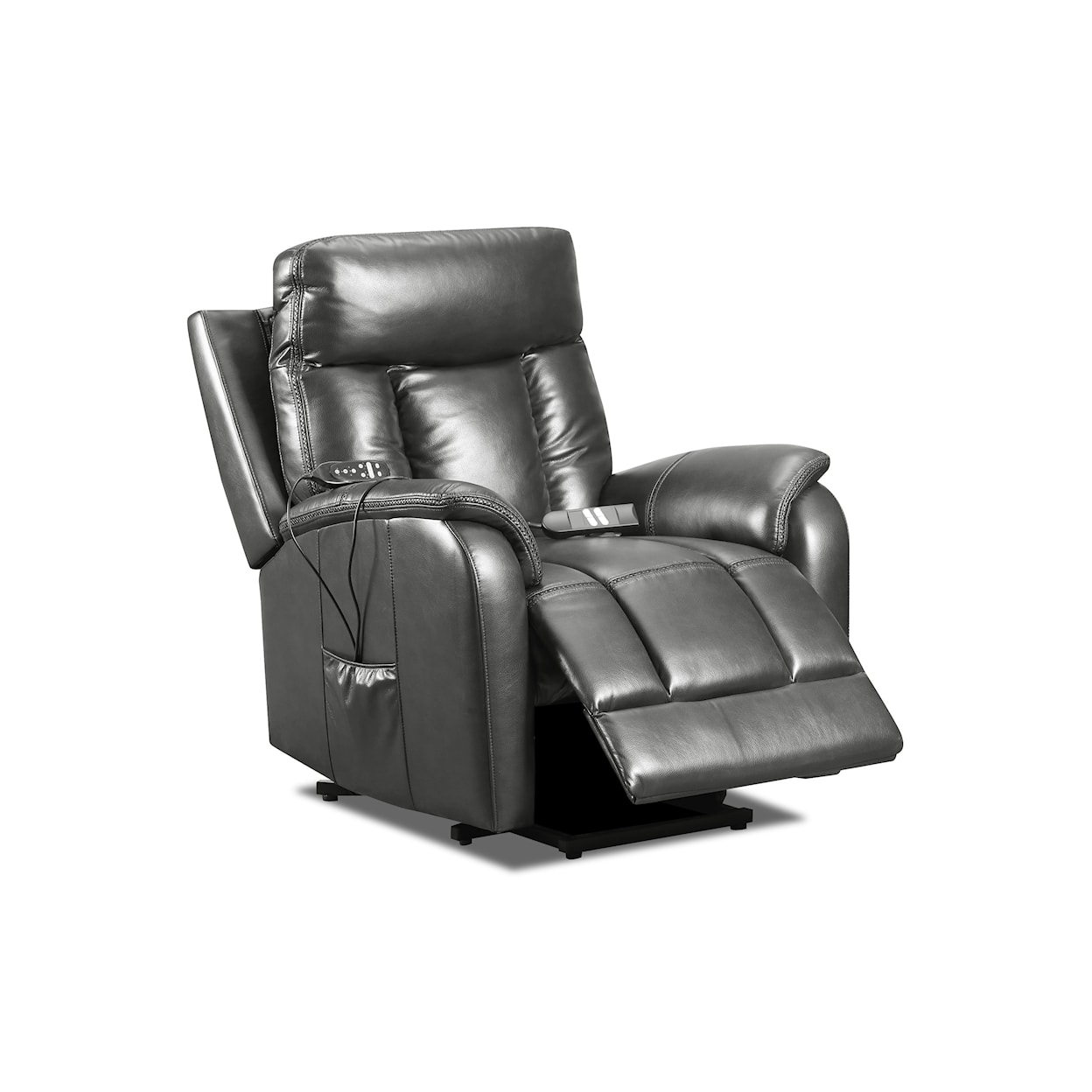 Behold Home 106 Jamey Charcoal Power Lift Recliner