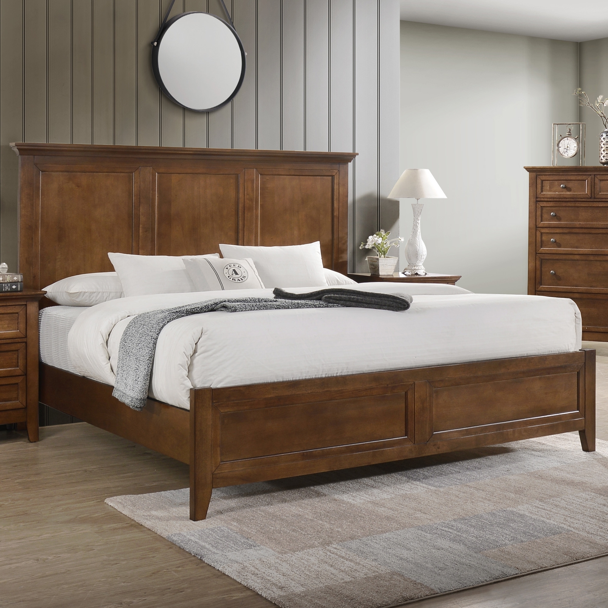Intercon San Mateo King Panel Bed