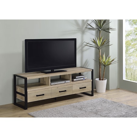 James 3-drawer 60&quot; TV Stand