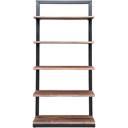 Rustic 5-Tier Bookcase