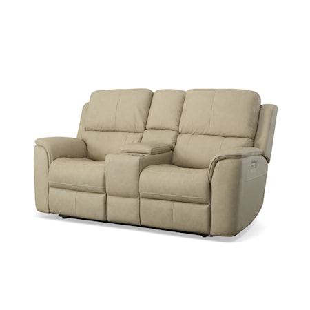 Reclining Console Loveseat