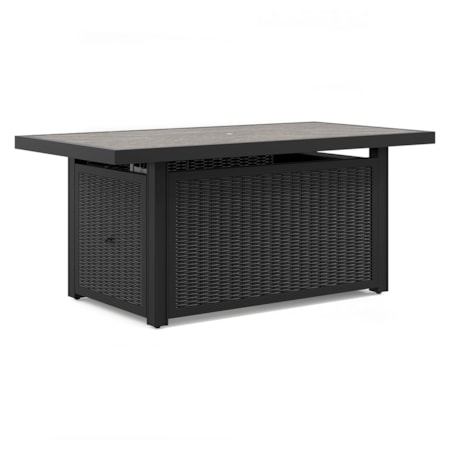 Rectangular Fire Pit Table