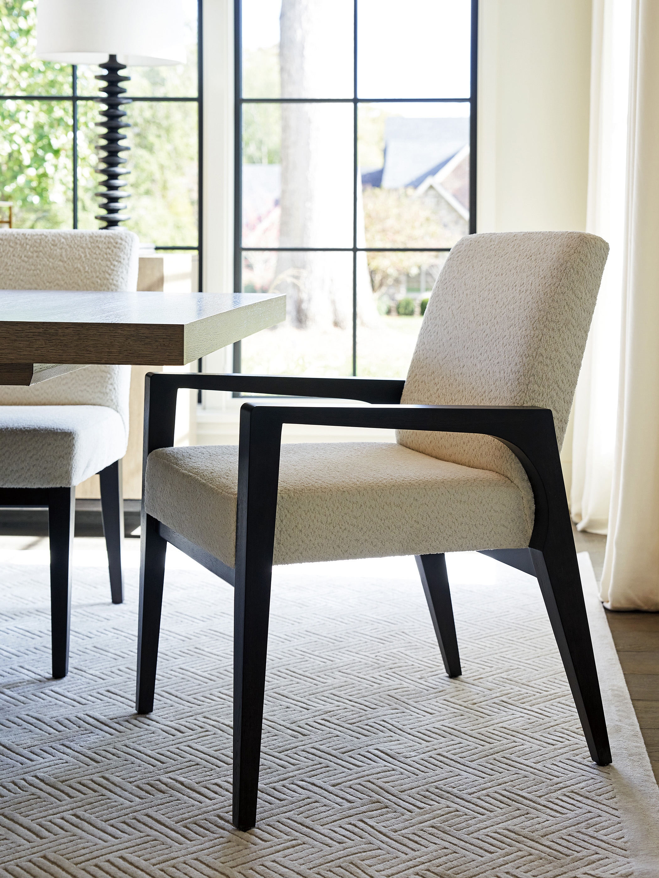 Upholstered Dining Arm Chair