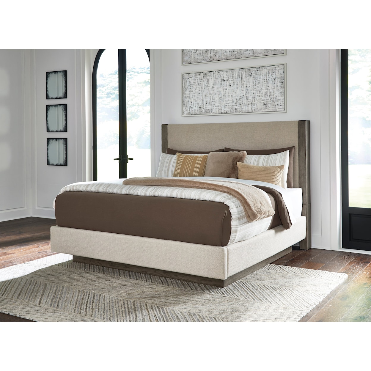 Benchcraft by Ashley Anibecca King Upholstered Bed