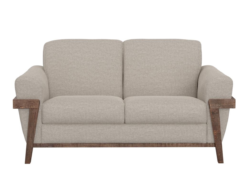International Furniture Direct Loft Brown Loveseat