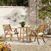 Signature Design by Ashley Vallerie 3-Piece Table & Chairs with Cushion Set