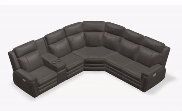 Asher 5-Seat Corner Curve Sectional
