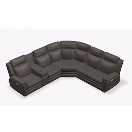 Asher 5-Seat Corner Curve Sectional