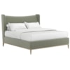 A.R.T. Furniture Inc Upholstered Bed Program Edwin Queen Wing Shelter Uph Bed