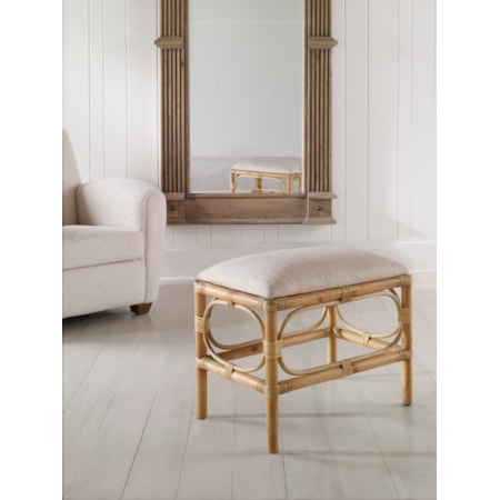 Laguna Small White Bench