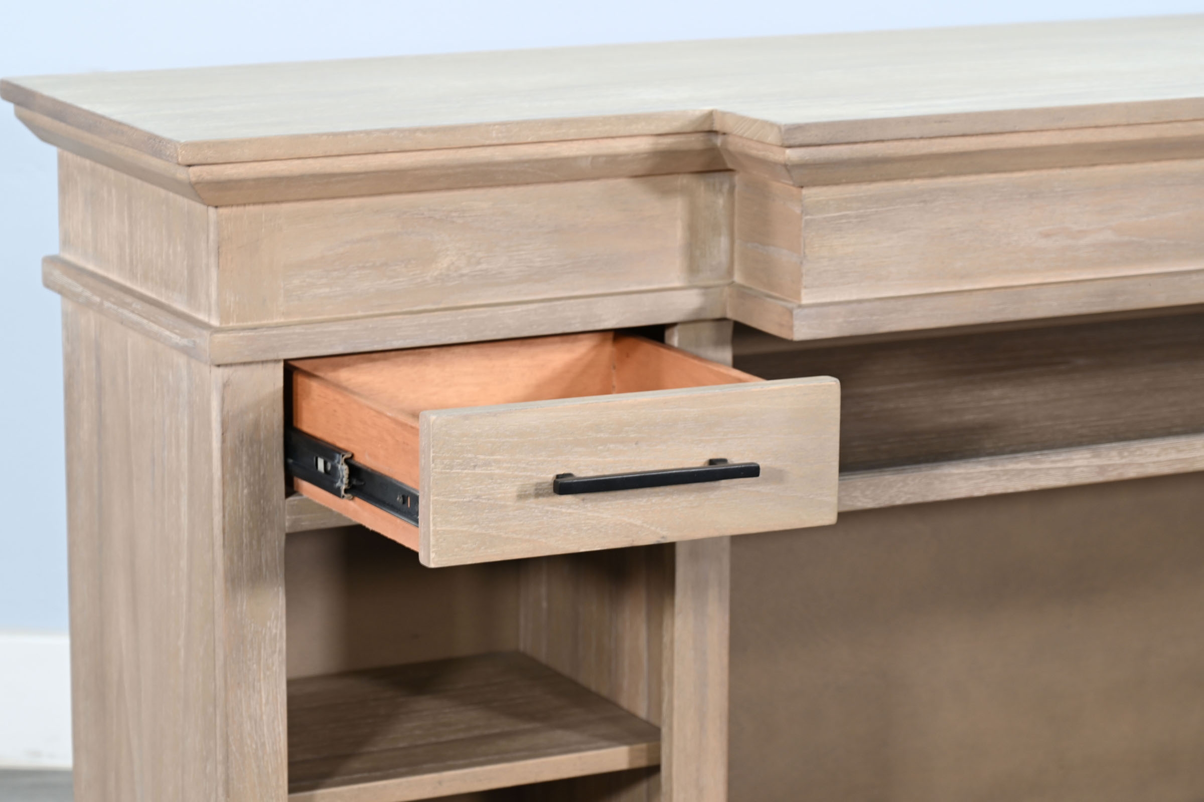 Sunny Designs Mason 72" Media Console With Electric Fireplace