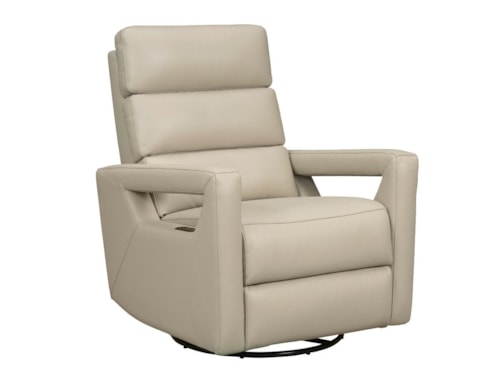 Casual Power Swivel Glider Recliner with Power Headrest