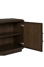 Flexsteel Casegoods Athens Contemporary Entertainment Console with Cord Management