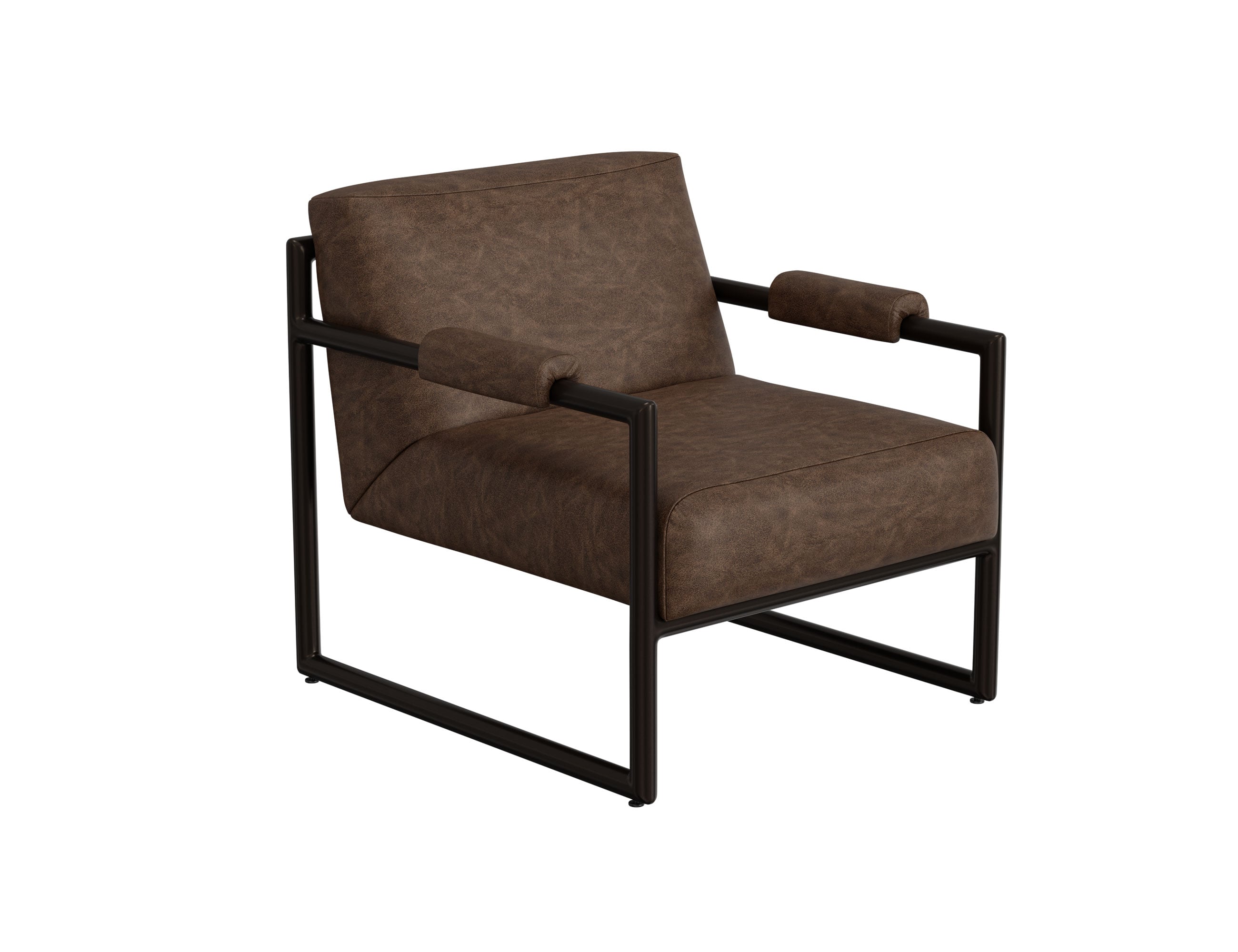 International Furniture Direct Galena Metal Frame Armchair