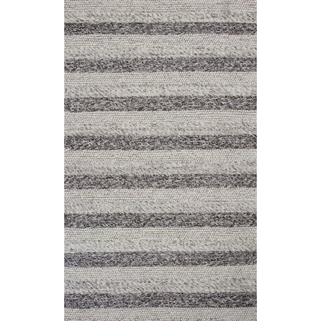 7'6" X 9'6" Grey/White Landscape Area Rug