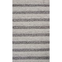 5' X 7' Grey/White Landscape Area Rug