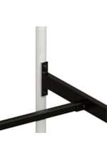 Liberty Furniture Vintage Series Twin Metal Bed with Turned Spindles