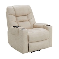 Transitional Power Recliner with Lift and Heating/Massage