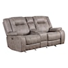 PH Blake Manual Reclining Loveseat with Console