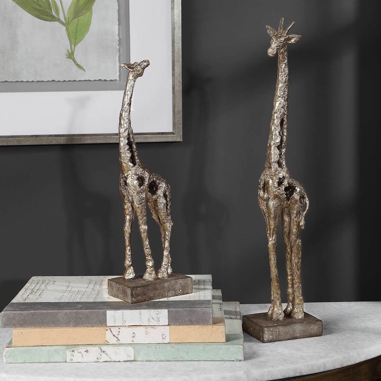 Uttermost Accessories - Statues and Figurines Masai Giraffe Figurines, S/2