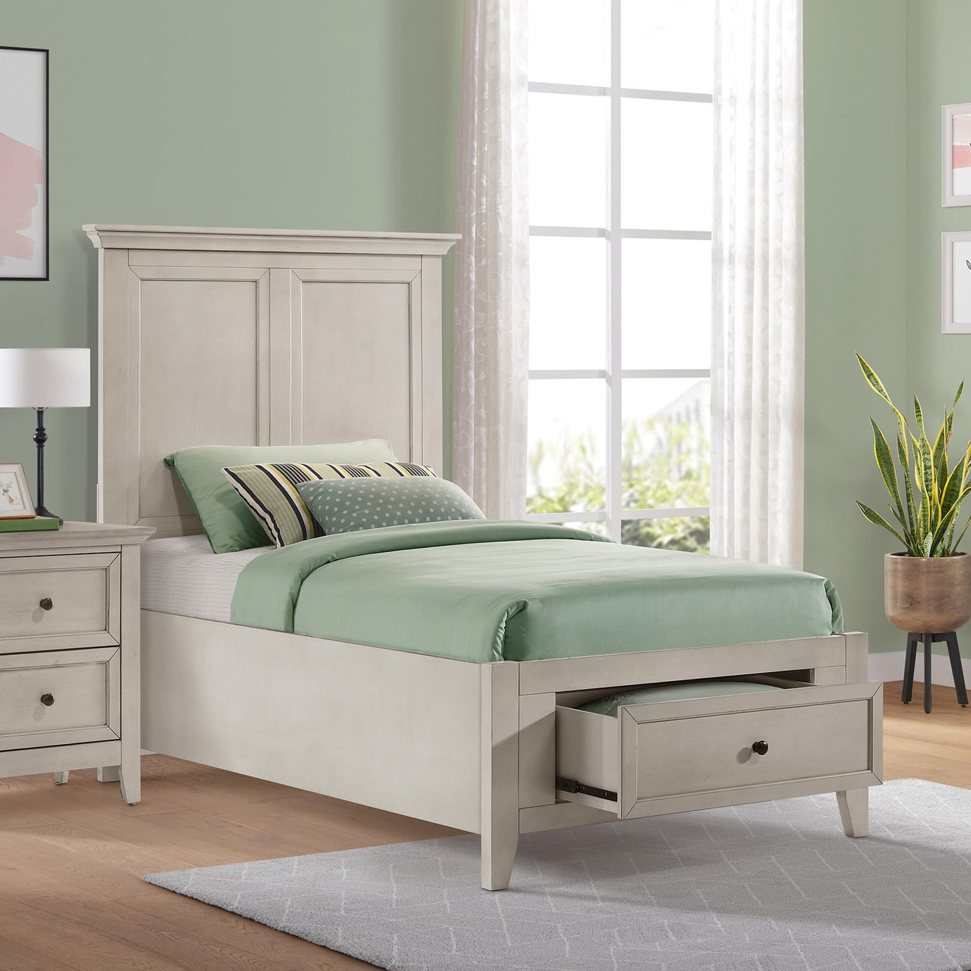 Youth Twin Storage Panel Bed