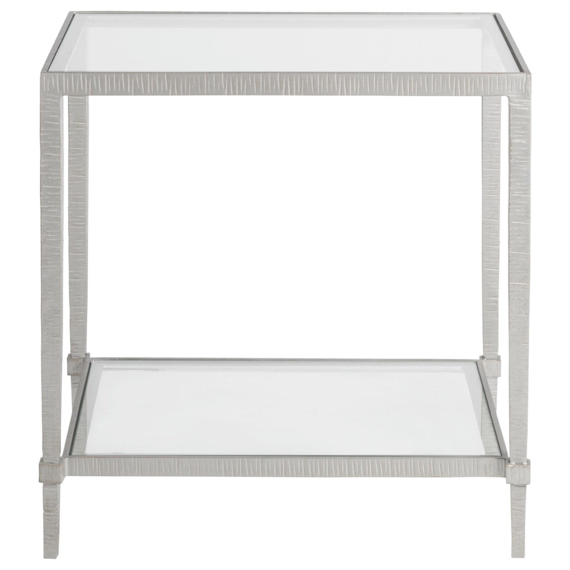 Artistica Artistica Metal Claret Rectangular End Table