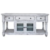 International Furniture Direct Aruba 70" TV Stand with 4 Drawers and 2 Doors