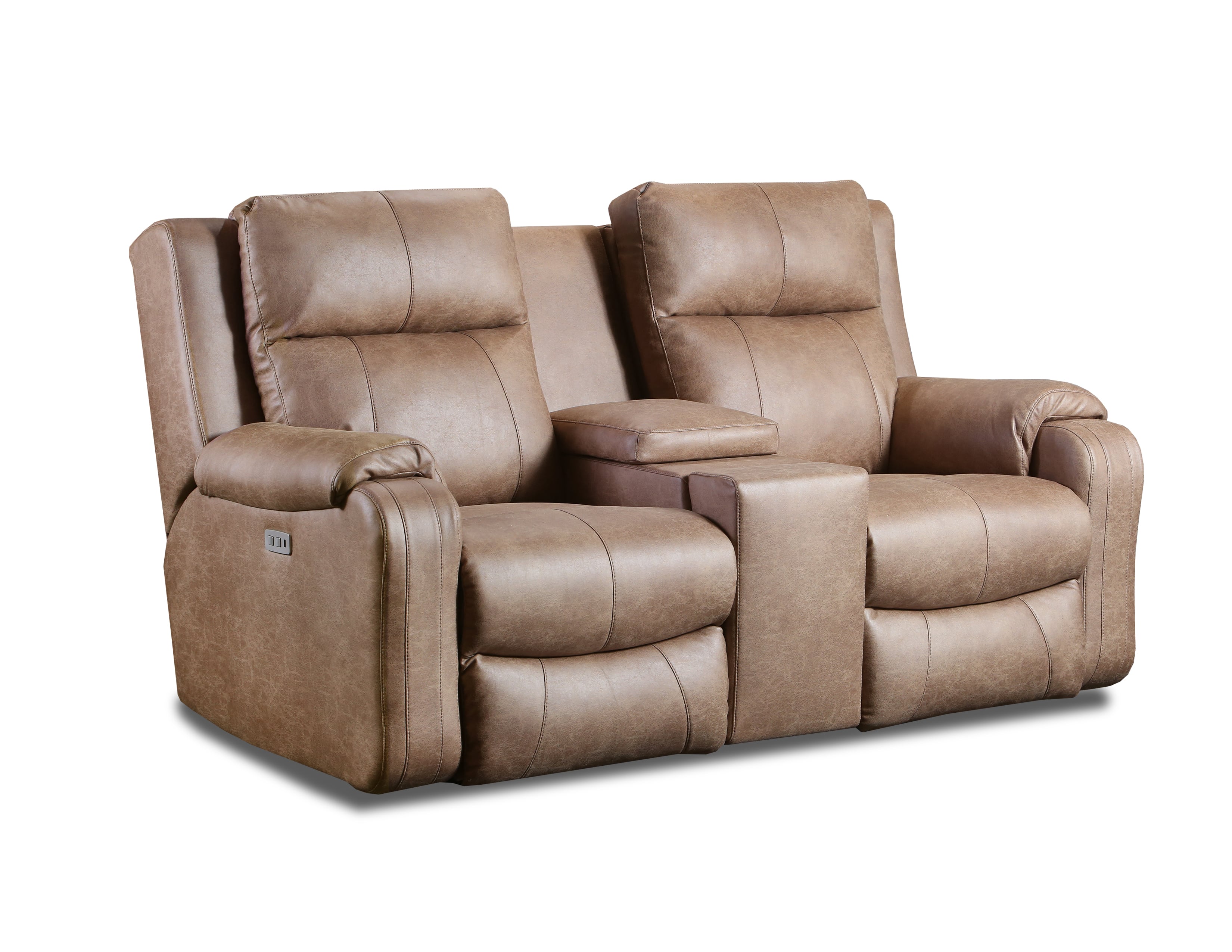 Southern Motion Contour 381-78P 167-16 Power Reclining Loveseat With ...