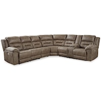 Contemporary 4-Piece Power Reclining Sectional Sofa