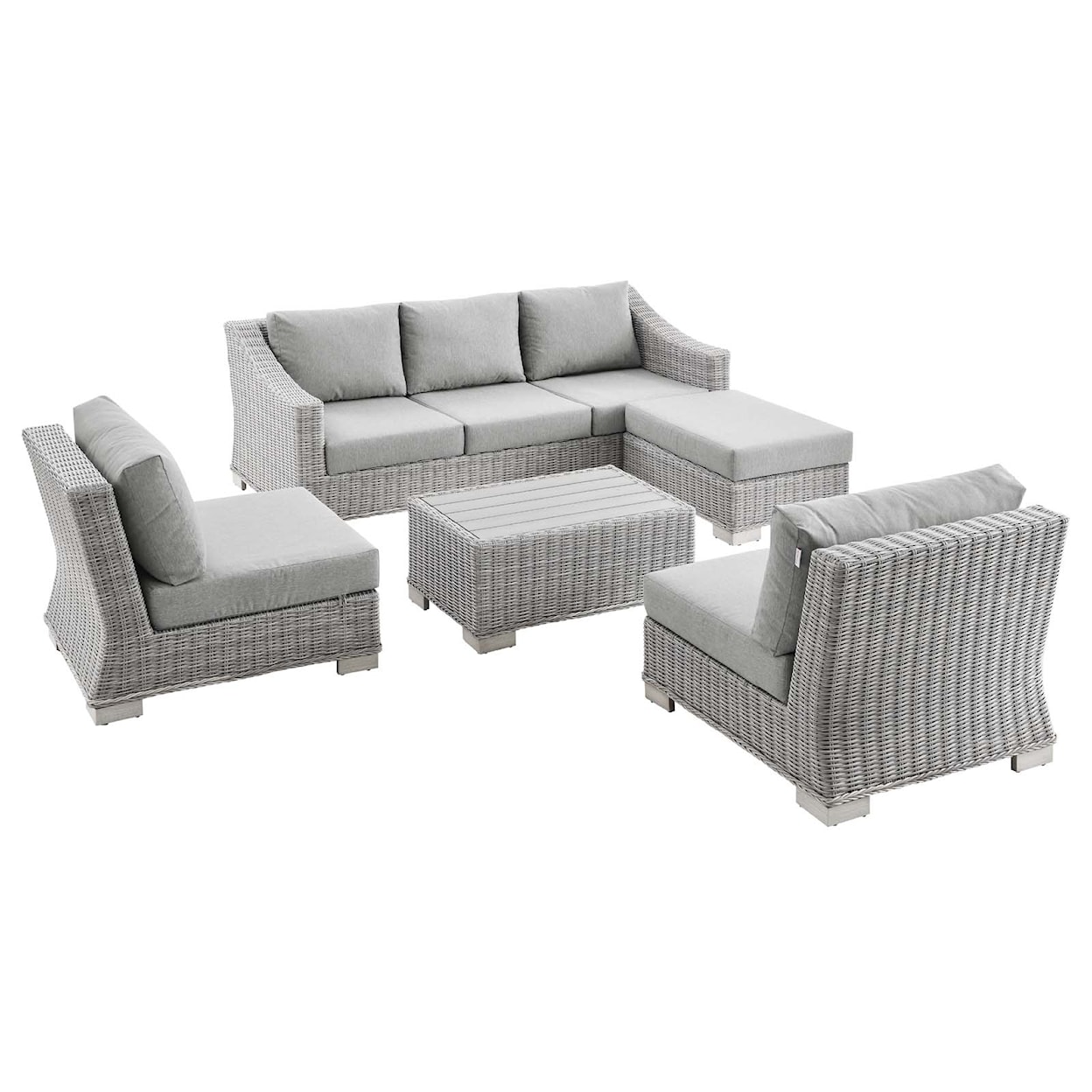 Modway Conway Outdoor 5-Piece Furniture Set