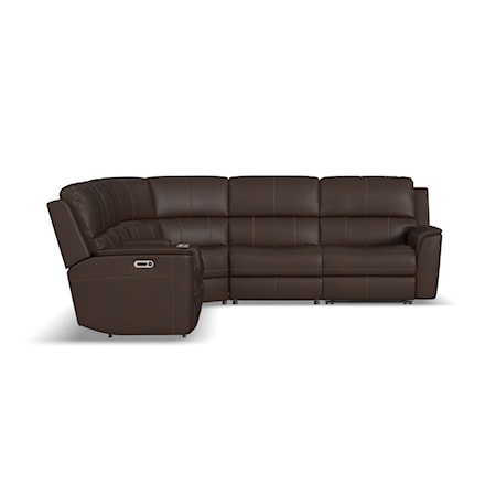 Power Headrest &amp; Lumbar Reclining Sectional