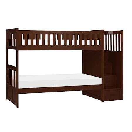 Twin/Twin Step Bunk Bed