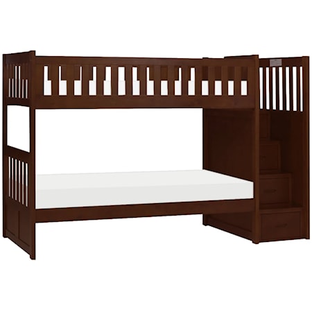 Twin/Twin Step Bunk Bed