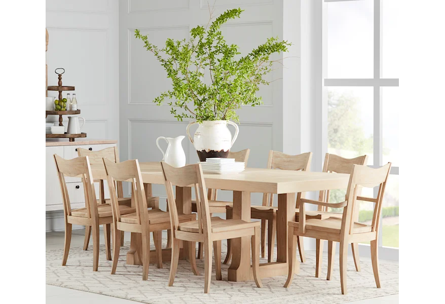 Post 6-Piece Dining Set by A.R.T. Furniture Inc at Swann's Furniture & Design