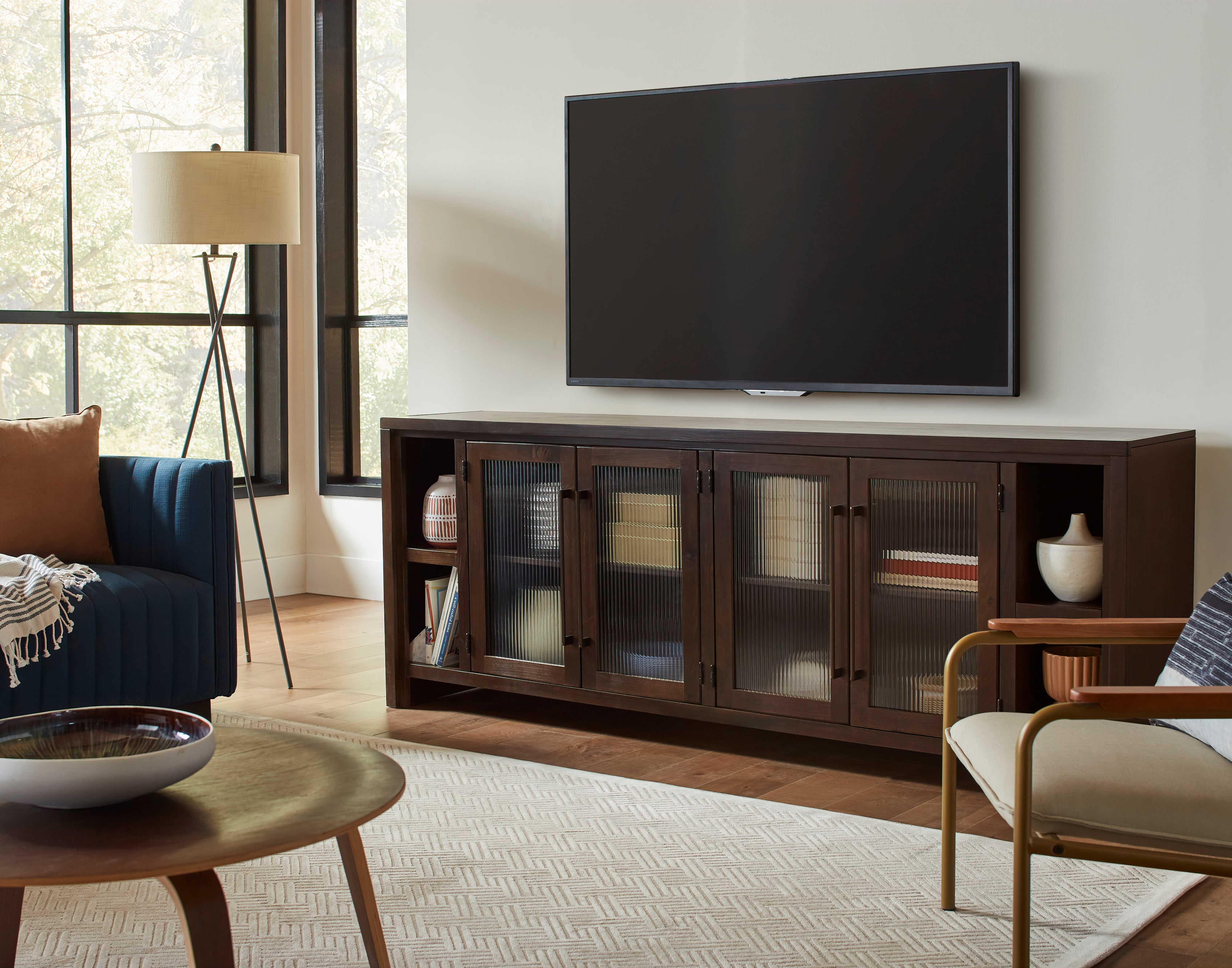 84" Console with 4 Doors