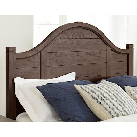 King Bed with Arched Headboard