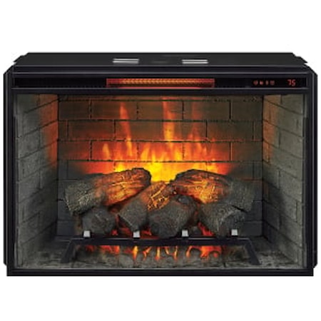 33" Log Fireplace Insert