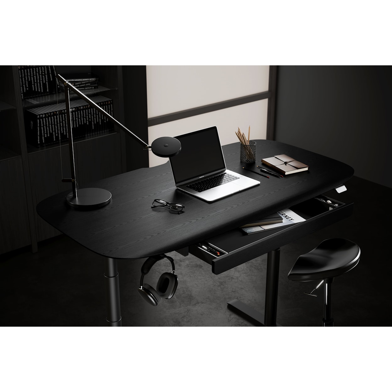 BDI Soma Standing Desk with Drawer