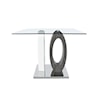 Global Furniture 1628 Grey-White Square Bar Table