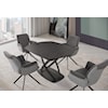 Global Furniture 93021 Extended Black Dining Table