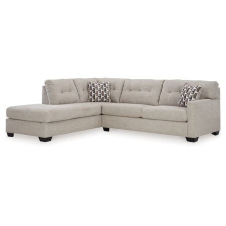 2-Piece Sleeper Sectional With Chaise