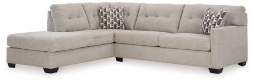 2-Piece Sleeper Sectional With Chaise