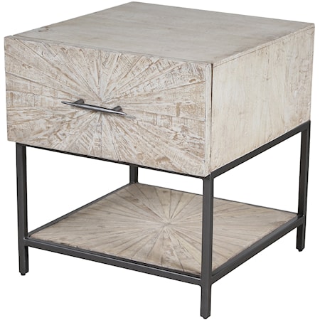 Transitional End Table