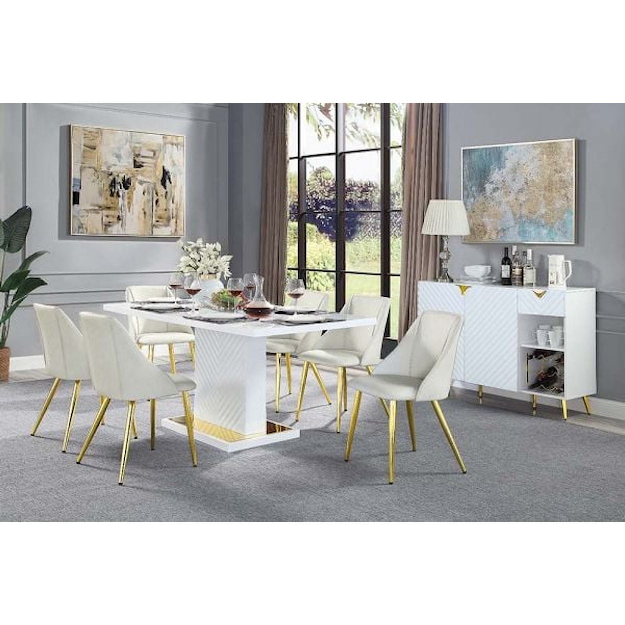 Acme Furniture Gaines Dining Table
