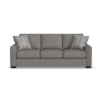 Contemporary Sofa with Track Arms